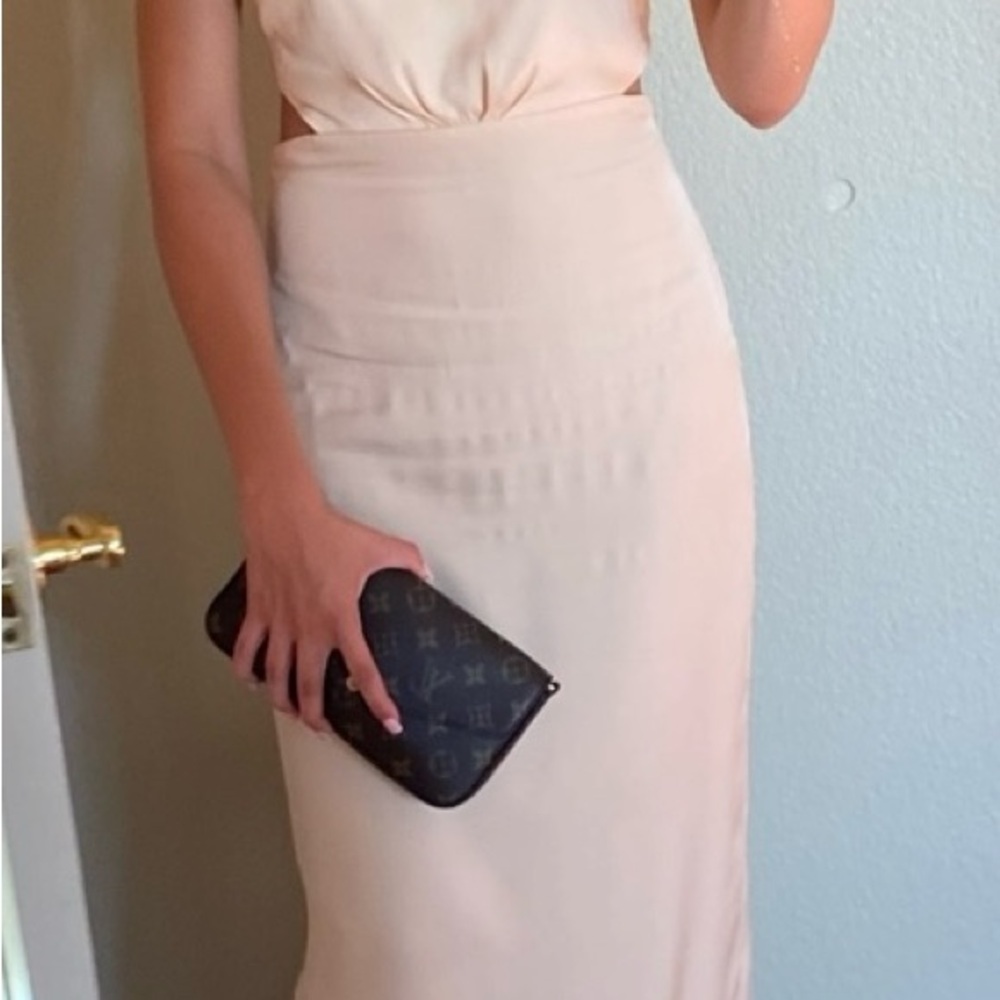 Lena Champagne Maxi Dress